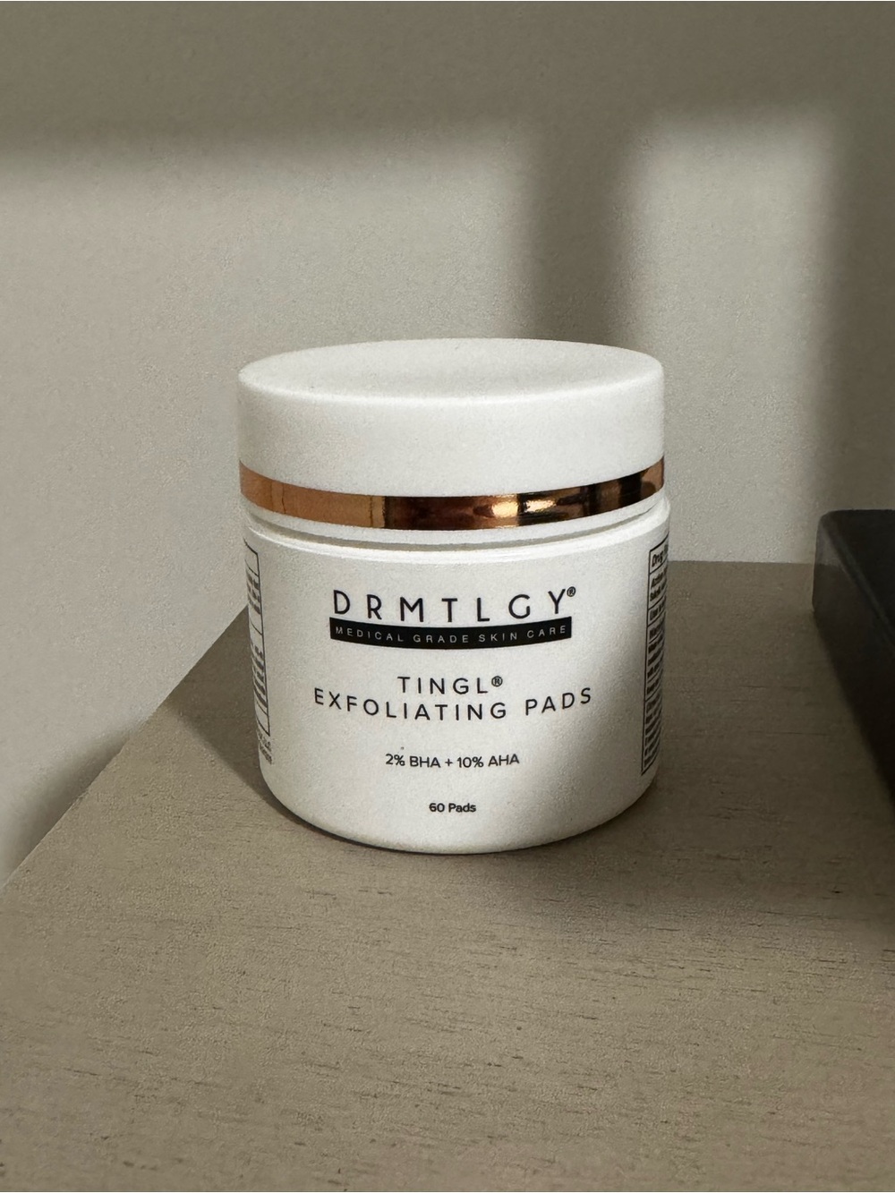 DRMTLGY Tingl Exfoliating Pads (2% BHA + 10% AHA) - 55/60 Pads Left